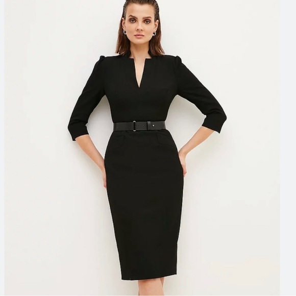 Karen Millen Black Forever Dress - Picture 3 of 8